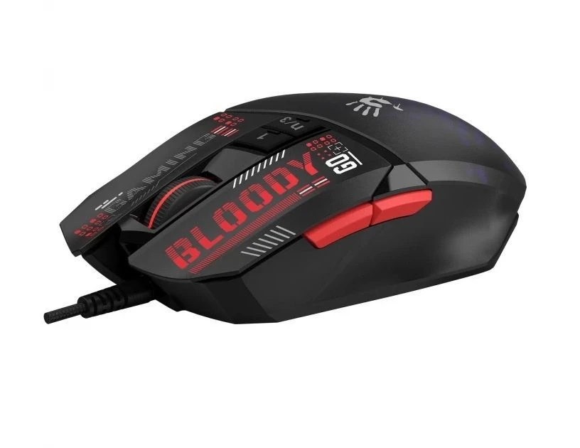 მაუსი A4tech W60 Max Mini Lightweight RGB Gaming Mouse Black