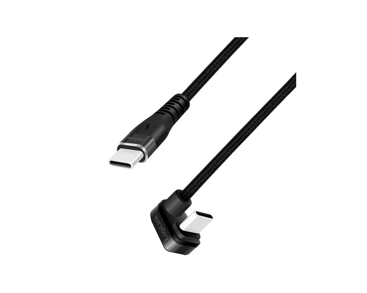 კაბელი Logilink CU0190 USB Type-C Gaming Cable with U-Shaped Plug 1m 60w