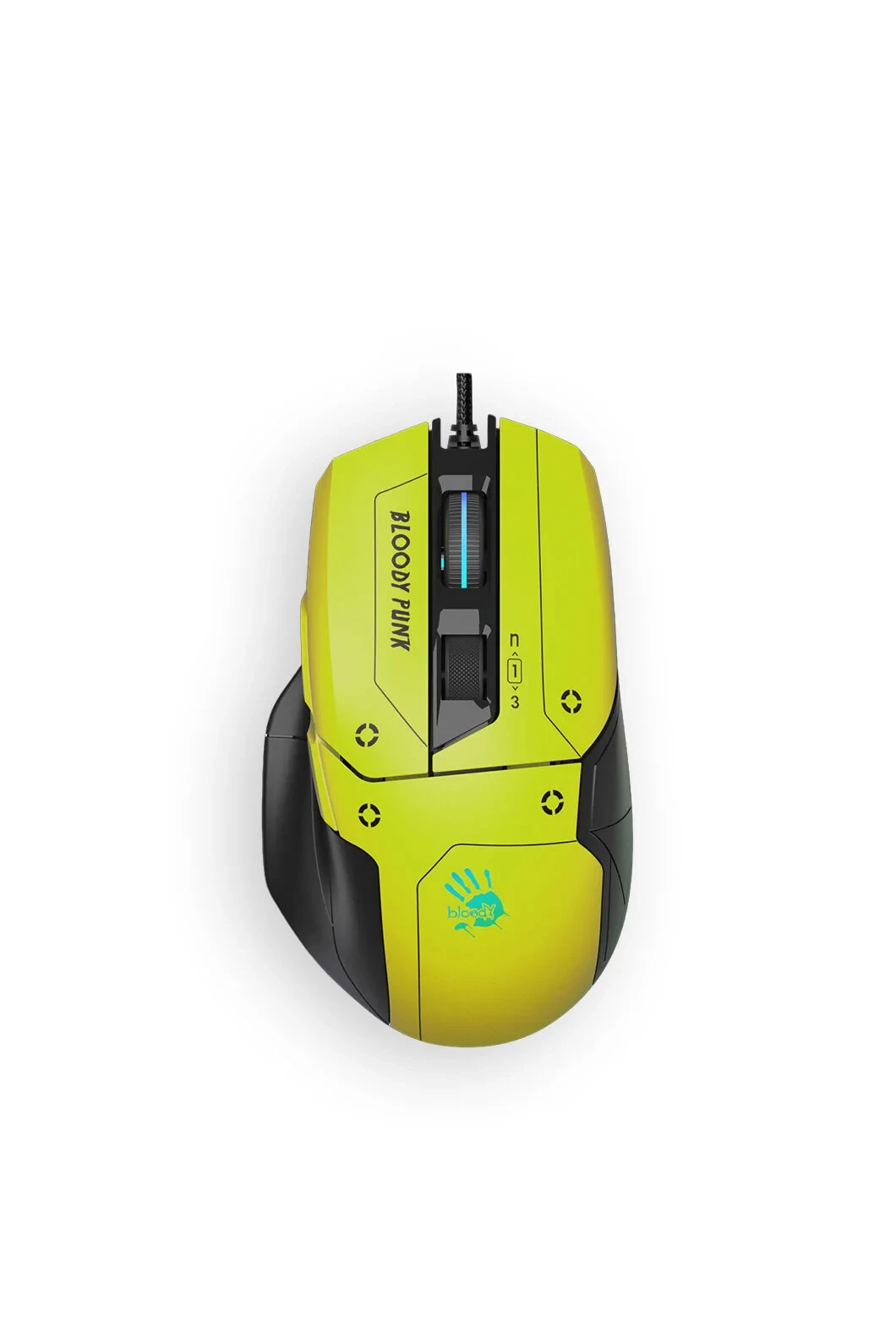 მაუსი A4Tech Bloody W70 Max RGB Gaming Mouse Punk Yellow