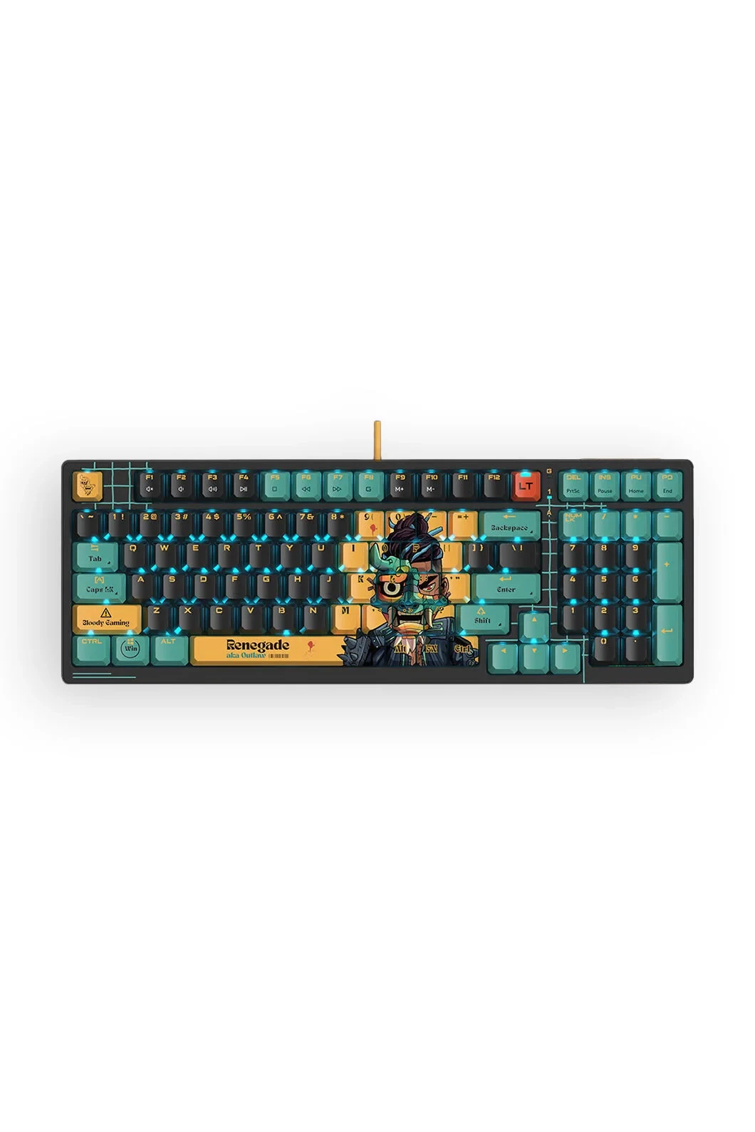 კლავიატურა A4tech Bloody AT98 Alpha Optical Switch Keyboard Renegade
