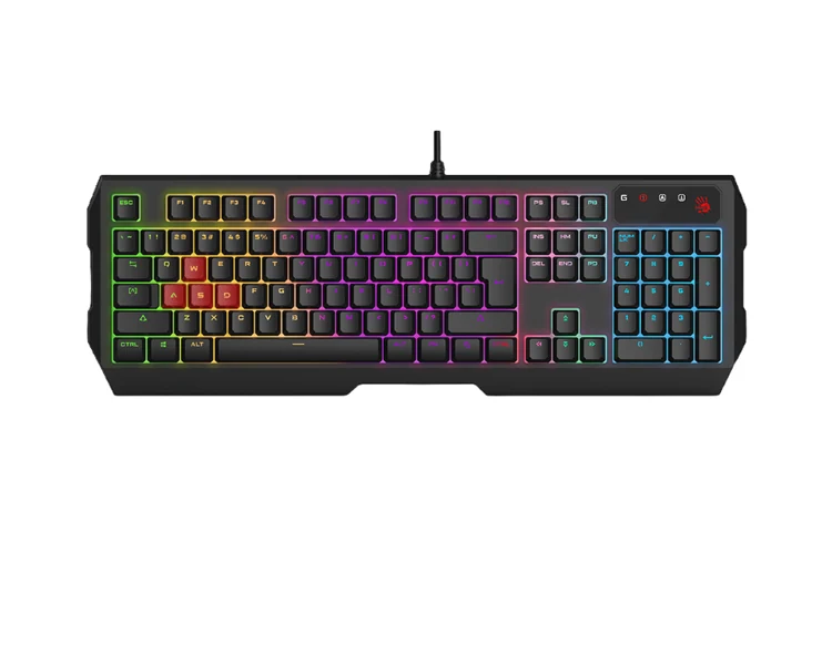 კლავიატურა A4tech Bloody B140N Neon Keyboard Black