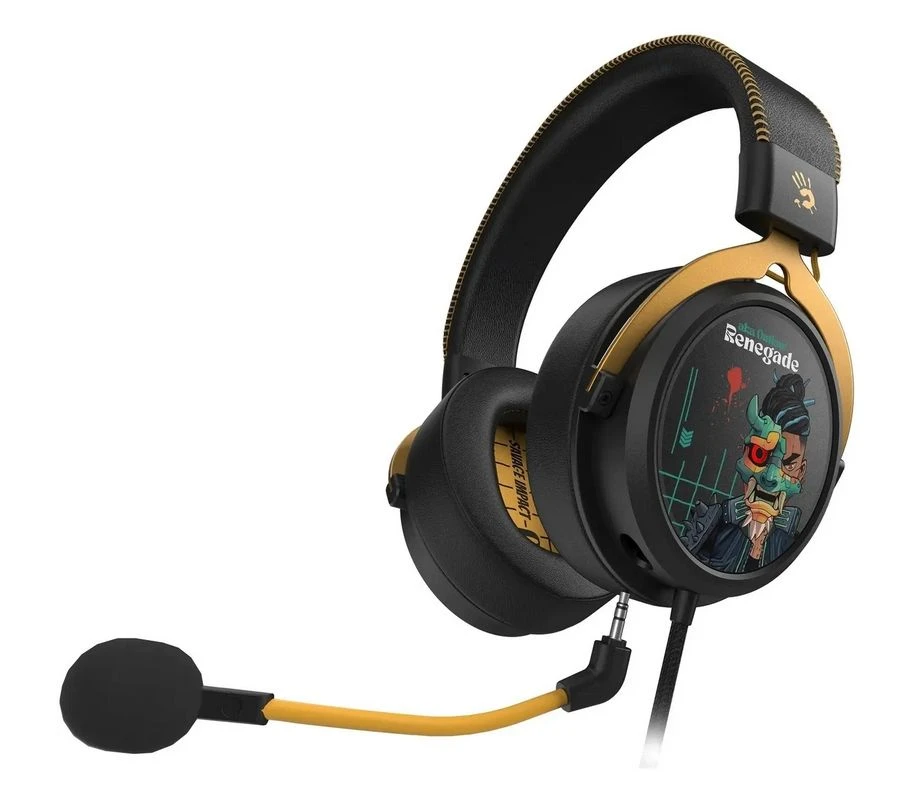 ყურსასმენი A4Tech Bloody M595 Hybridcore Gaming Headset With Mic Renegade Midnight