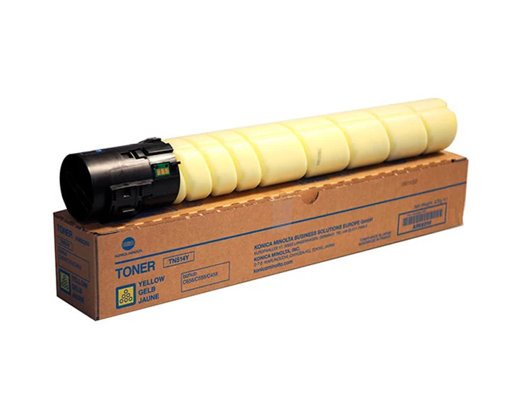 კარტრიჯი Konica Minolta TN-514Y Yellow Original Toner Cartridge - A9E8250