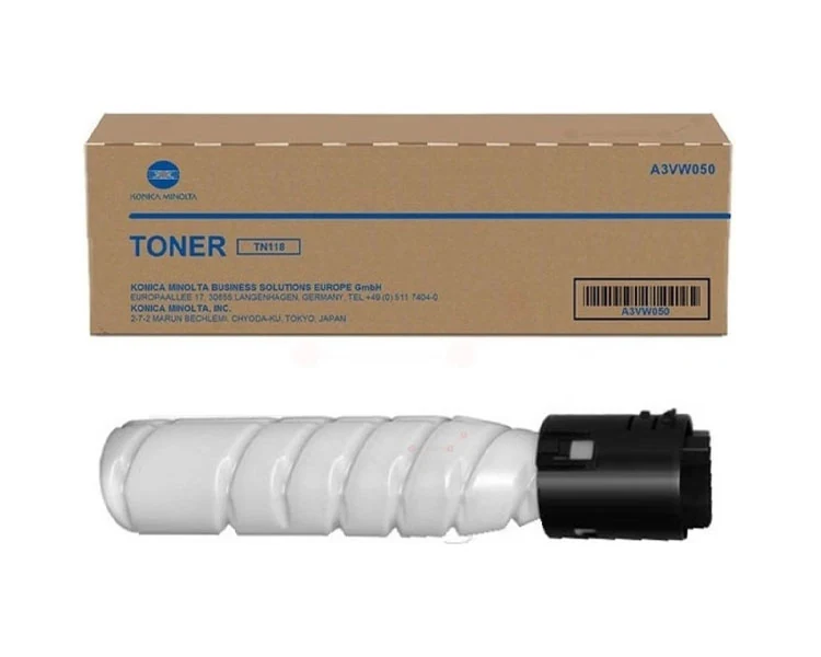 კარტრიჯი Konica Minolta TN-118 Black Original Toner-kit - A3VW050