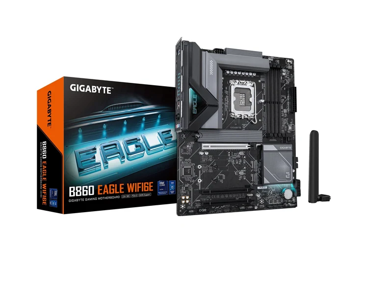 დედა დაფა Gigabyte B860 EAGLE WIFI6E 1.0 4DDR5 LGA1851 - 9MB86EGW6-00-G10