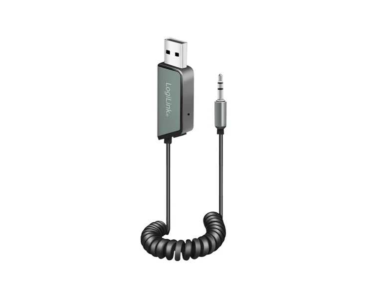 Adapter Logilink BT0065 Wireless Audio Receiver for Vehicles With 3.5mm AUX & USB Connector