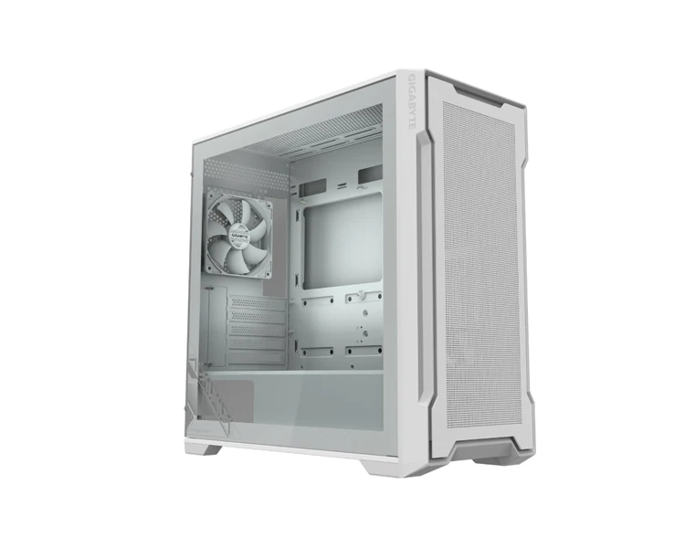 ქეისი Gigabyte C102GI GLASS 2x120mm Fans Mid Tower White