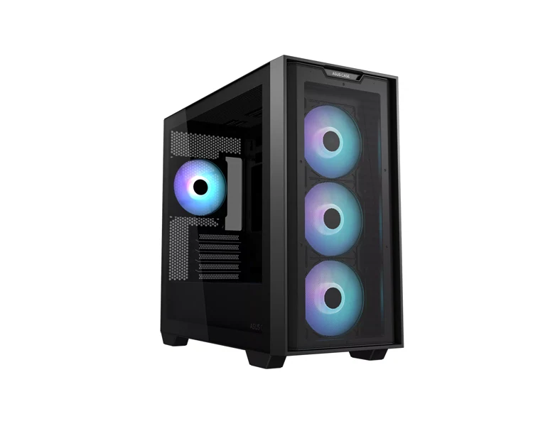 ქეისი Asus A21 Plus 4x120mm ARGB Fans Mini Tower Black - 90DC00H0-B19010