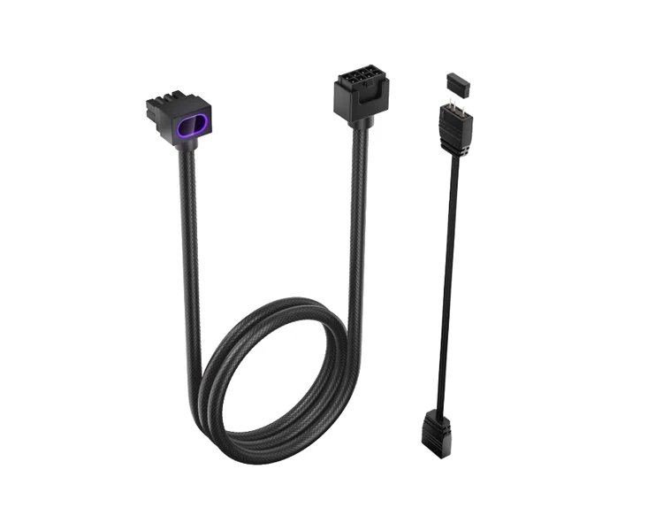 PSU კაბელის დამაგრძელებელი Asiahorse HYDRUS 8PIN GPU BLACK -B- 30CM