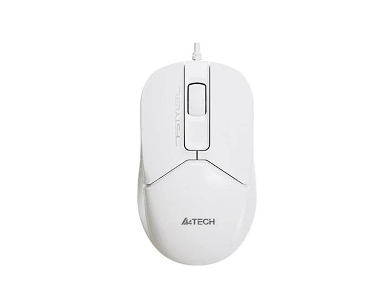მაუსი A4tech Fstyler FM12 Wired Mouse White