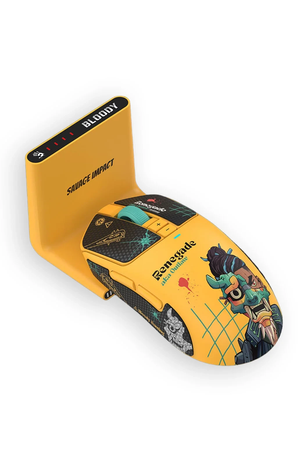 მაუსი A4tech Bloody R72 Ultra Dual Mode Wireless Gaming Mouse Renegade Sunset
