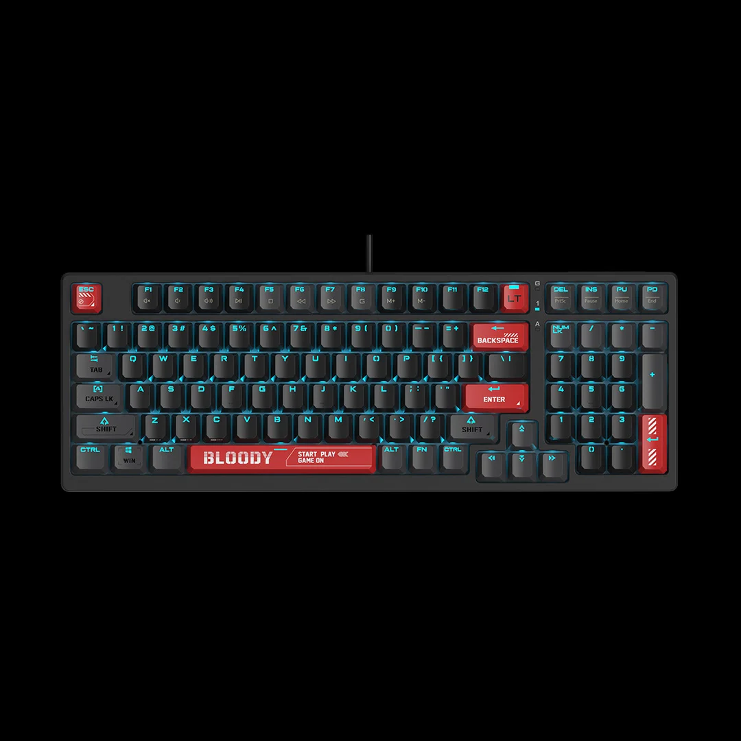კლავიატურა A4tech Bloody AT98 Alpha Optical Switch Keyboard Bloody Red
