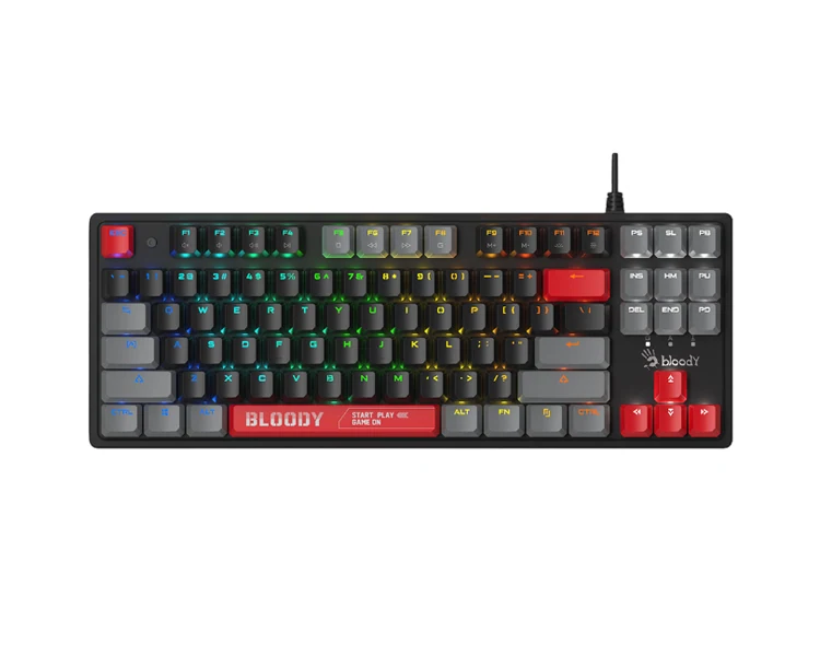 კლავიატურა A4tech Bloody S310N Mechanical Switch RGB Gaming Keybord Energy Red