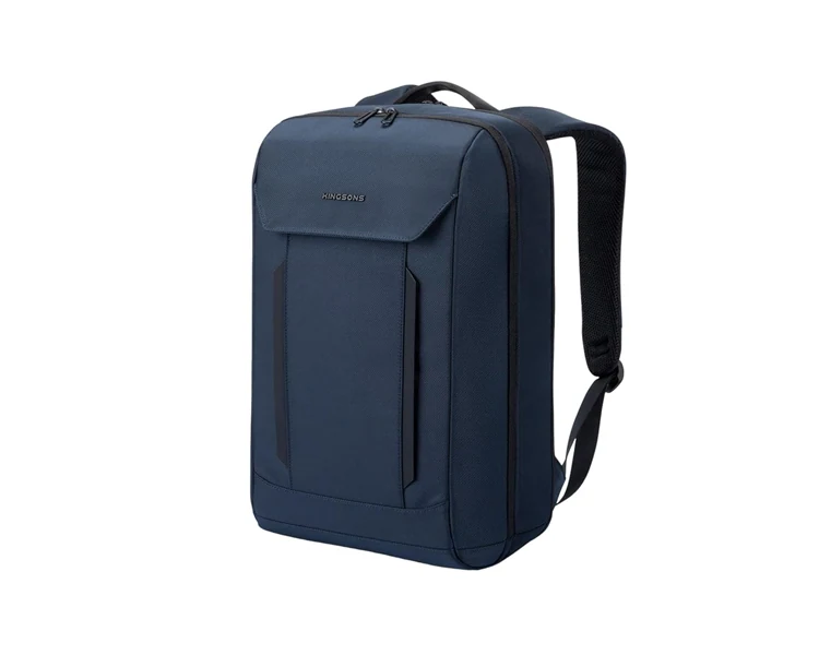 ზურგჩანთა Kingsons Waterproof Expandable Backpack 15.6" Dark Blue - KS25054