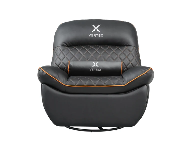 გეიმინგ სავარძელი Vertex Throne Gaming Sofa Black/Orange PVC