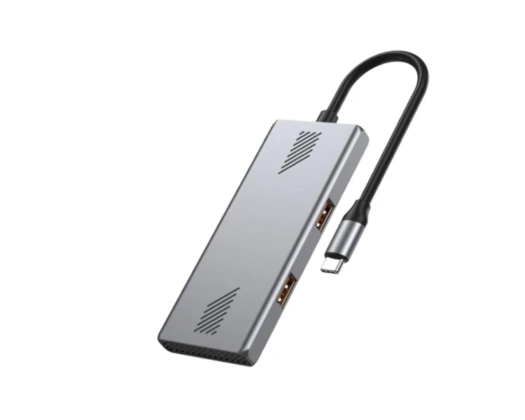 USB ჰაბი Gembird UHB-CM-U310-A2C2-01 4-port A+C USB 3.2 (Gen 2) USB-C Hub