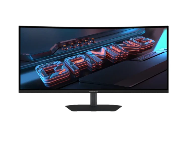 მონიტორი Gigabyte G34WQC2 34" WQHD VA 200Hz 1ms 2xHDMI 2xDP Built-in Speaker Black