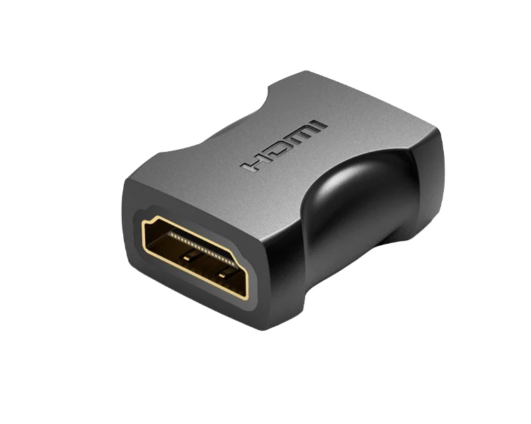 ადაპტერი Vention AIRB0 4K/60Hz HDMI to HDMI Female Adapter Black
