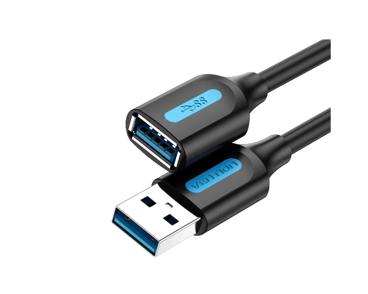 კაბელი Vention CBHBH USB 3.0 Extension Cable 2m Black