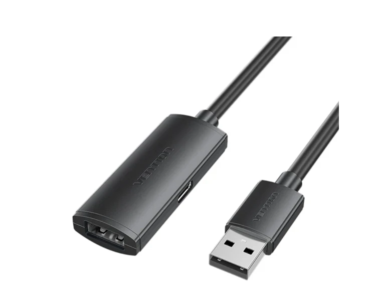 კაბელი Vention CBKBJ USB 2.0 Active Extension Cable 5m Black