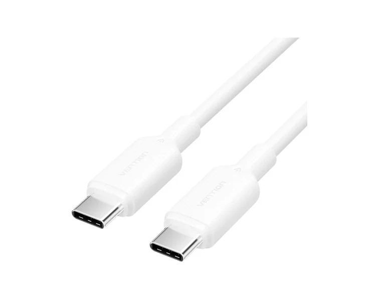 კაბელი Vention TRCWH USB 2.0 Type-C 60W PD Cable 2m White