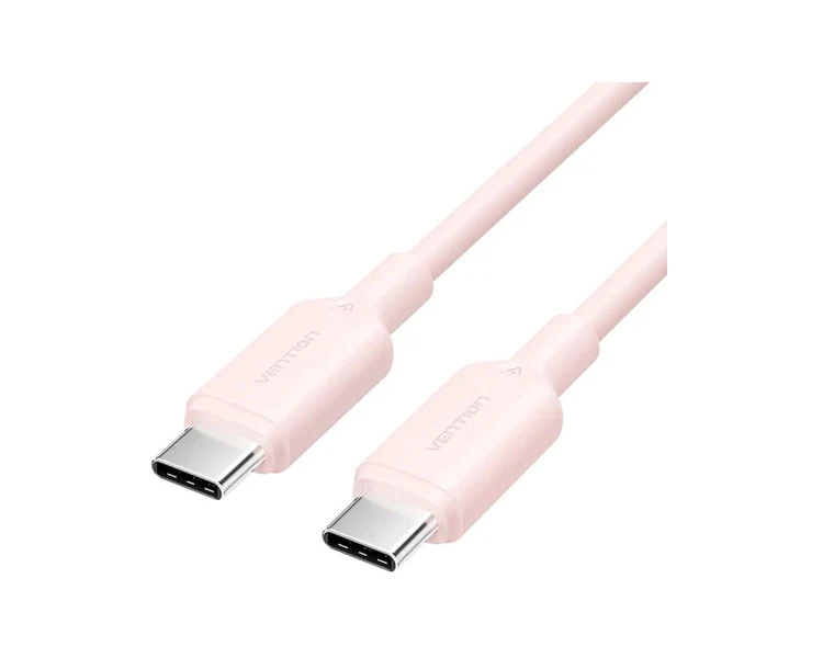 კაბელი Vention TRCPF USB 2.0 Type-C 60W PD Cable 1m Pink