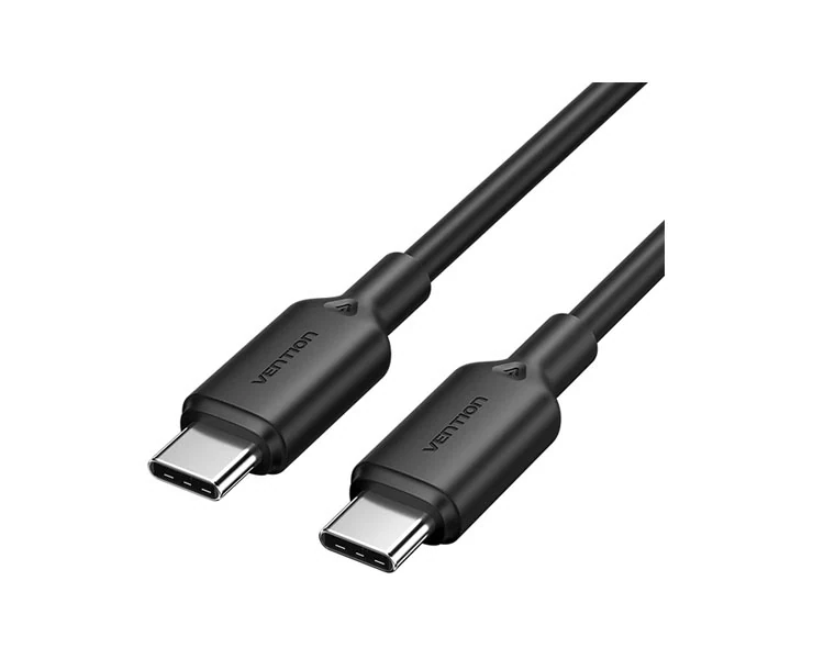 კაბელი Vention TRCBH USB 2.0 Type-C 60W PD Cable 2m Black