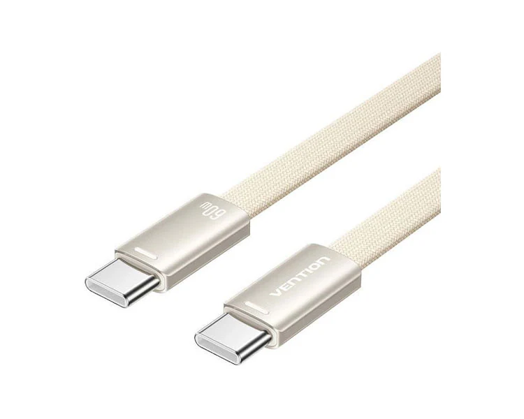 კაბელი Vention TRZJF USB 2.0 Type-C Cable 1m Gold Aluminum