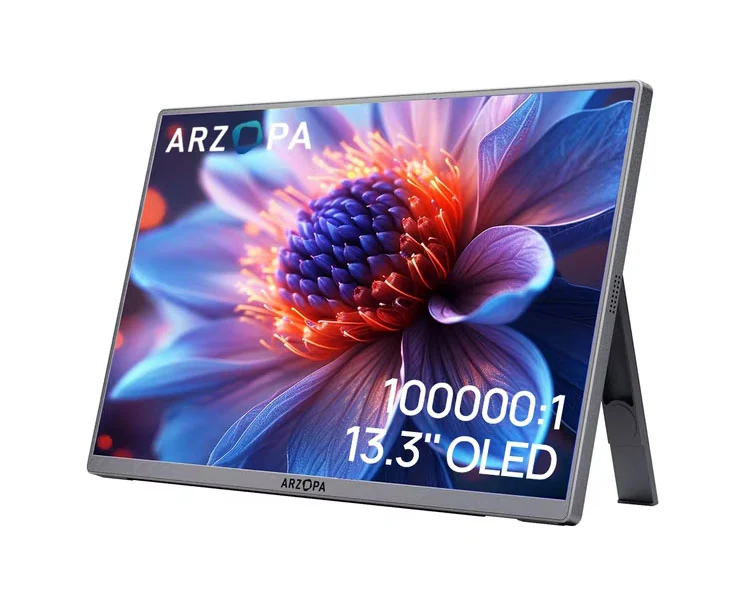 მონიტორი ARZOPA A3C Pro 13.3" FHD OLED 1ms Mini HDMI USB-C Built-in Speaker