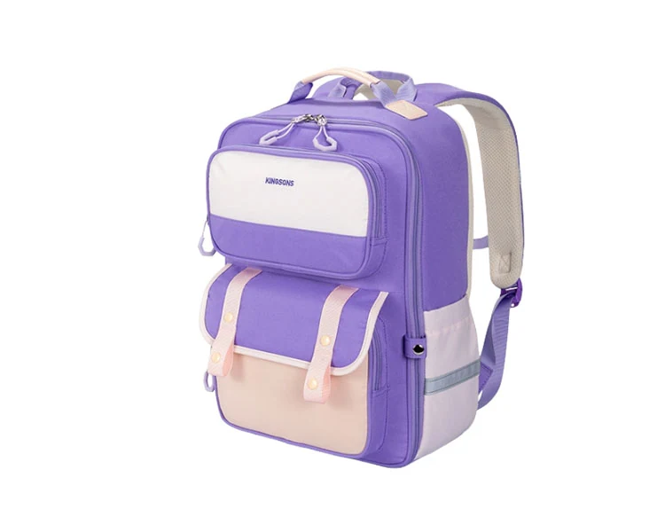 ზურგჩანთა kingsons 15.6" Primary School Backpack Purple - KS251093
