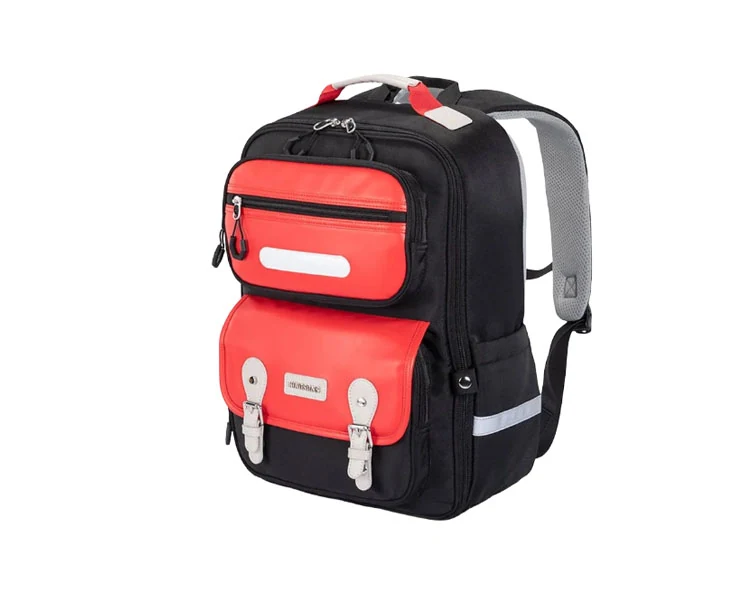 ზურგჩანთა kingsons 15.6" Primary School Backpack Black/Red - KS251307