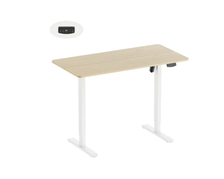 მაგიდა Vertex VX-1SSD-02NW Electric Sit-Stand Desk Natural Wood/White