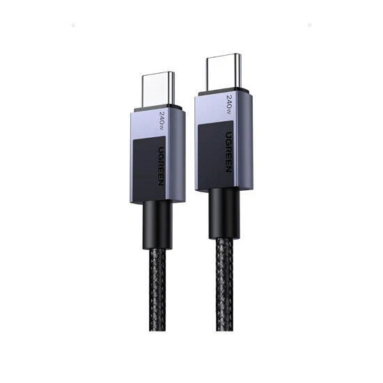კაბელი UGREEN USB-C to USB-C PD Charging Cable Space Gray 45067