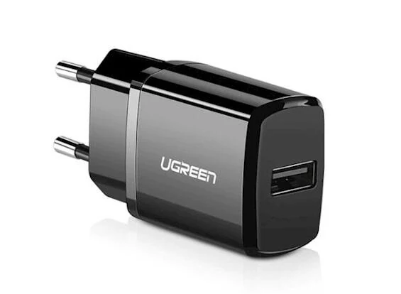 დამტენი UGREEN USB Wall Charger (Black)/50459