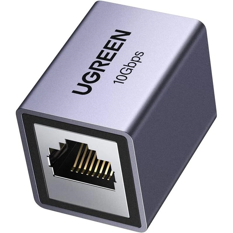 გადამყვანი UGREEN RJ45 Ethernet Connector 1-Pack Space Gray/15117