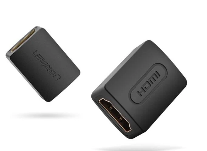 გადამყვანი UGREEN HDMI FEMALE TO FEMALE ADAPTER (BLACK) 20107