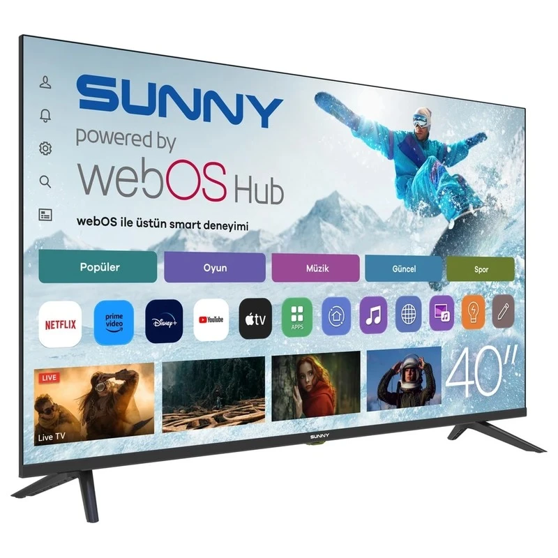 ტელევიზორი Sunny SUNNY 40'' (SN40LEDM-W02S) WebOS