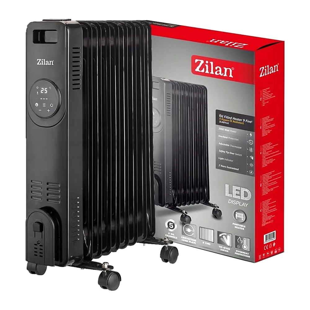 ელექტრო გამათბობელი Zilan ZLN8416 9 Fins