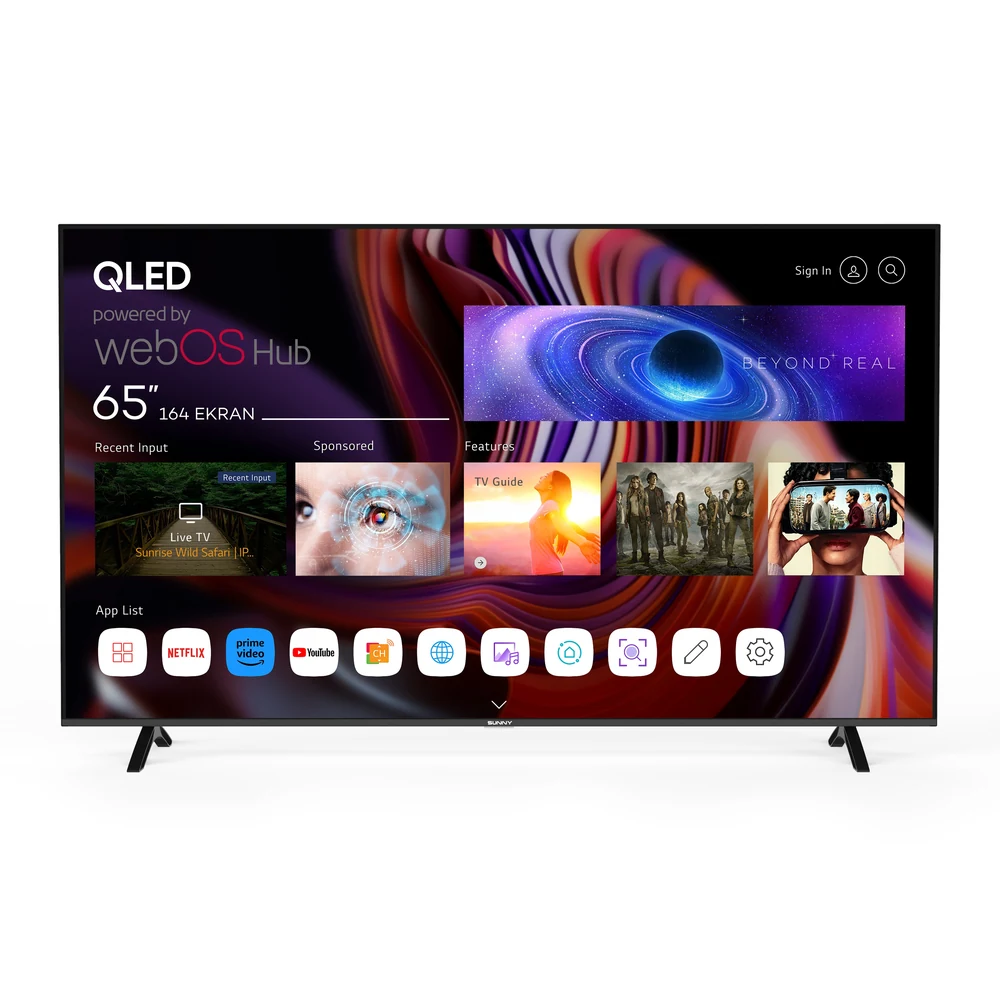 ტელევიზორი Sunny 65'' (SN65QUMLN) QLED WebOS TV