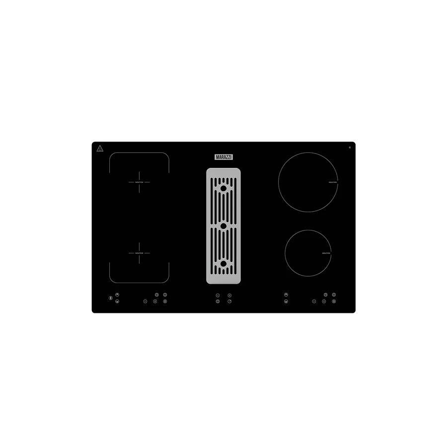 ჩასაშენებელი ზედაპირი Marazzi MSBH-INC80DA(BG) შავი მინა
