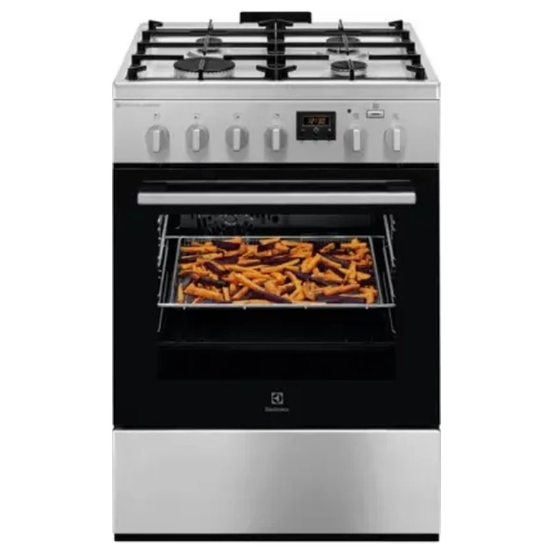 გაზქურა ელექტრო ღუმელით Electrolux LKK660220X