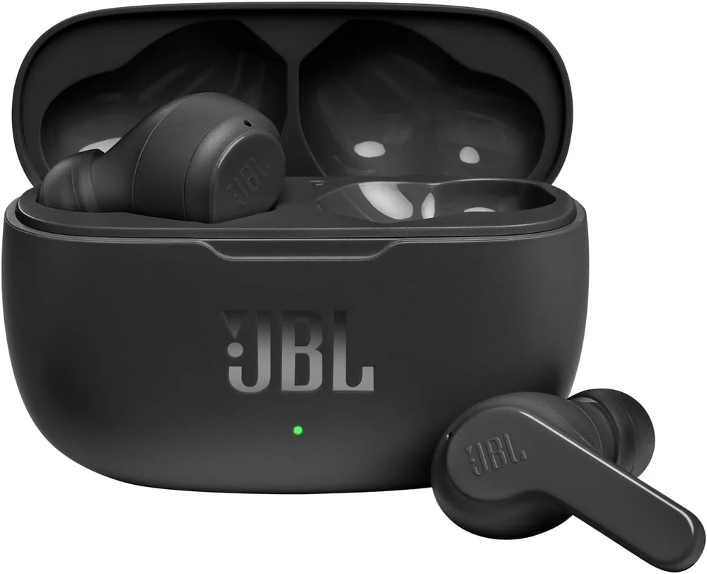 უსადენო ყურსასმენი JBL WAVE 200 TWS-Black (JBLW200TWSBLK)