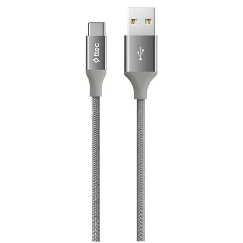 კაბელი Ttec Alumicable USB-A - USB-C Charge/Data Cable, 2.0, 120CM, Space Gray 2DK18UG