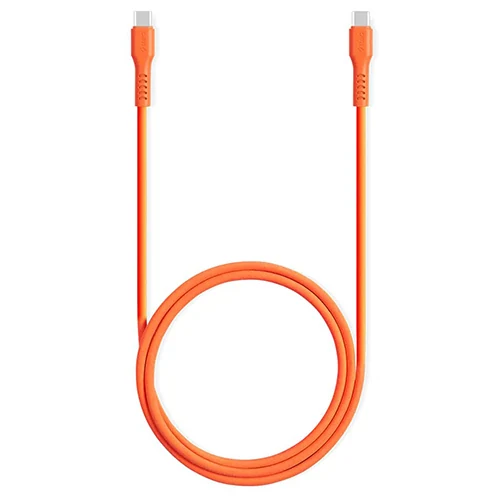 კაბელი Ttec USB-C - USB-C 60W PD/QC Fast Charging/Data Cable, 120CM, Neon Orange
