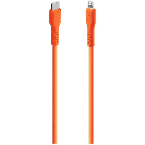 კაბელი Ttec USB-C - Lightning Charge/Data Cable, 120CM Neon Orange