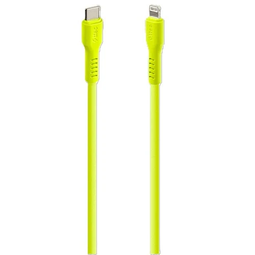 კაბელი Ttec USB-C - Lightning Charge/Data Cable, 120CM Neon Grenn 2DK60N
