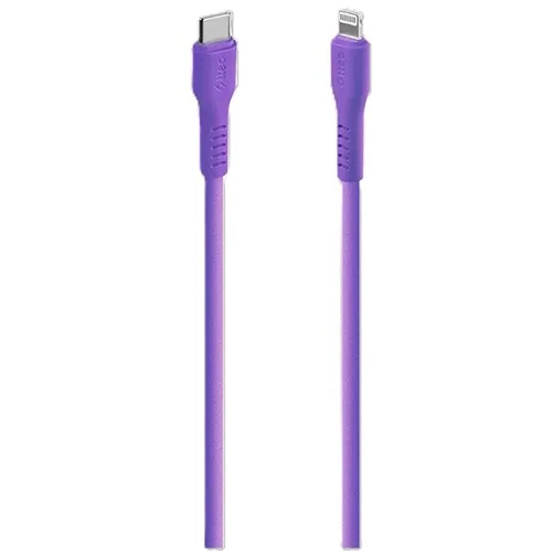 კაბელი Ttec USB-C - Lightning Charge/Data Cable, 120CM Neon Purple 2DK60NMR