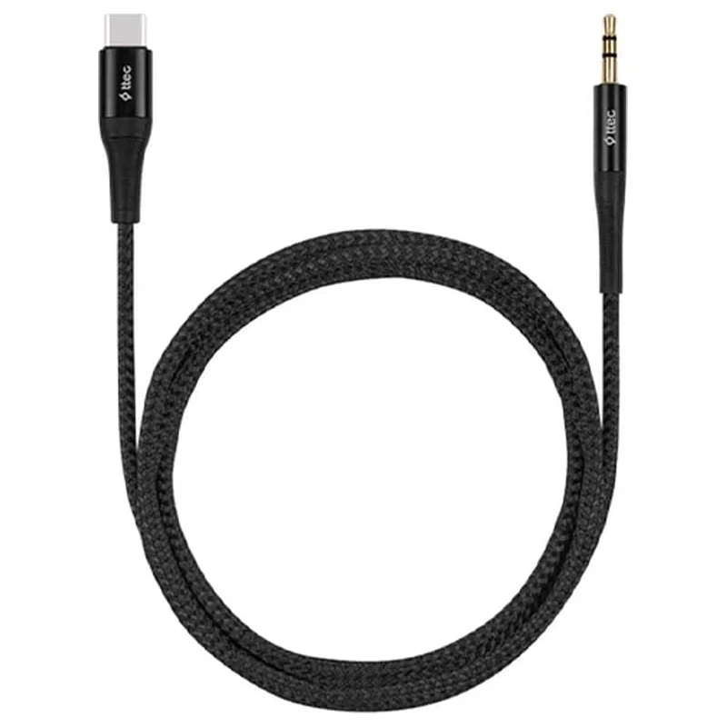 აუდიო კაბელი Ttec AUX - USB-C Audio Cable 100CM Black 2AK03S