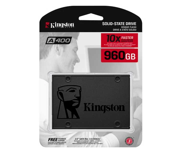 SSD დისკი Kingston A400 SATA 3 2.5 Solid State Drive SA400S37/960GB