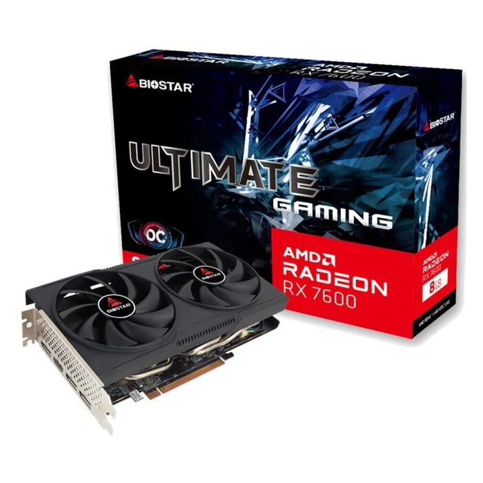 ვიდეო დაფა Biostar AMD Radeon RX7600 OC 8GB